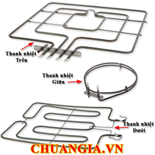 Thanh Nhiệt Lò Nướng Bosch, thanh nhiệt trên của lò nướng bosch, thanh nhiệt dưới của lò nướng bosch, thanh nhiệt giữa của lò nướng bosch, linh kiện lò nướng bosch.