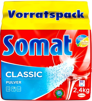 Bột rửa bát Somat 1.2kg, Bột rửa bát Somat 2,4kg