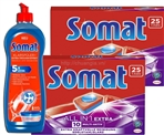 Viên Rửa Bát Somat 50 Viên + Nước Làm Bóng Somat 750ml. Mua Conbo tiết kiệm 30.000 VNĐ so với mua lẻ từng sản phẩm.