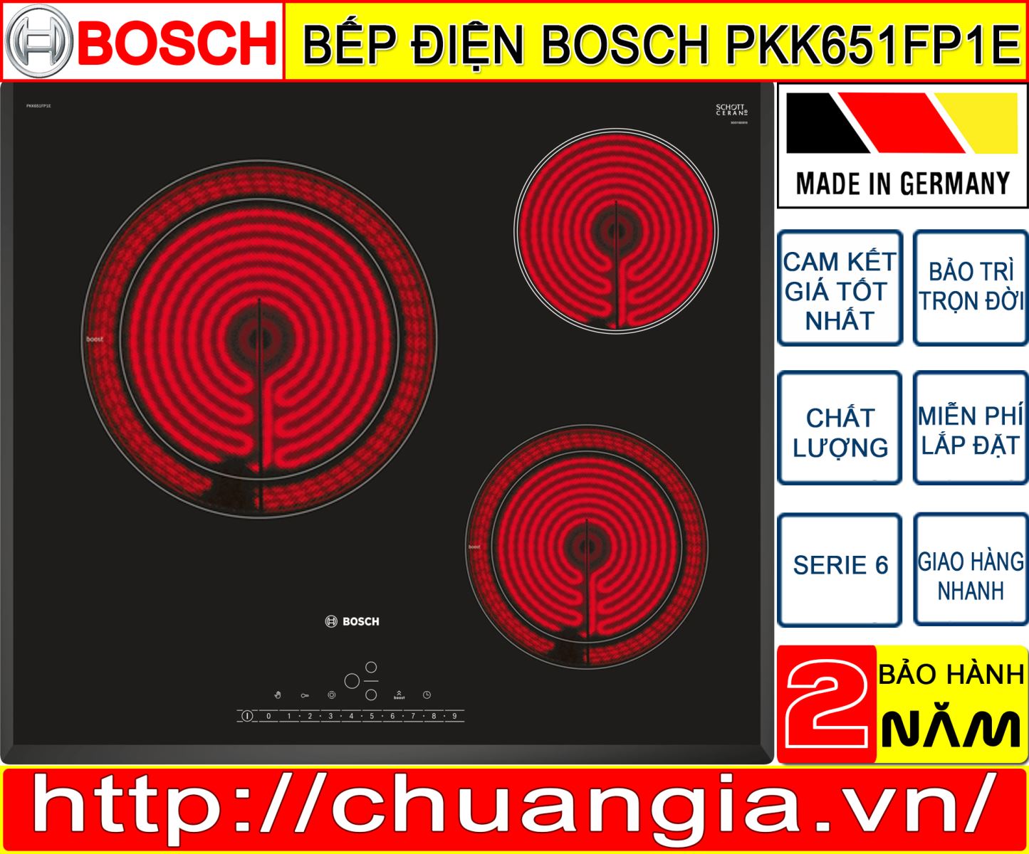 Bếp Điện Bosch PKK651FP1E, Bếp Điện Bosch PKK611B17E, bếp điện, bếp từ bosch 2 vùng nấu, bếp từ bosch 3 vùng nấu, bếp từ bosch puc631bb2e, bếp từ bosch ppi82560ms, bếp từ bosch pid675dc1e, bếp từ bosch pij651fc1e, bếp từ bosch serie 8, bếp từ bosch puj631bb2e