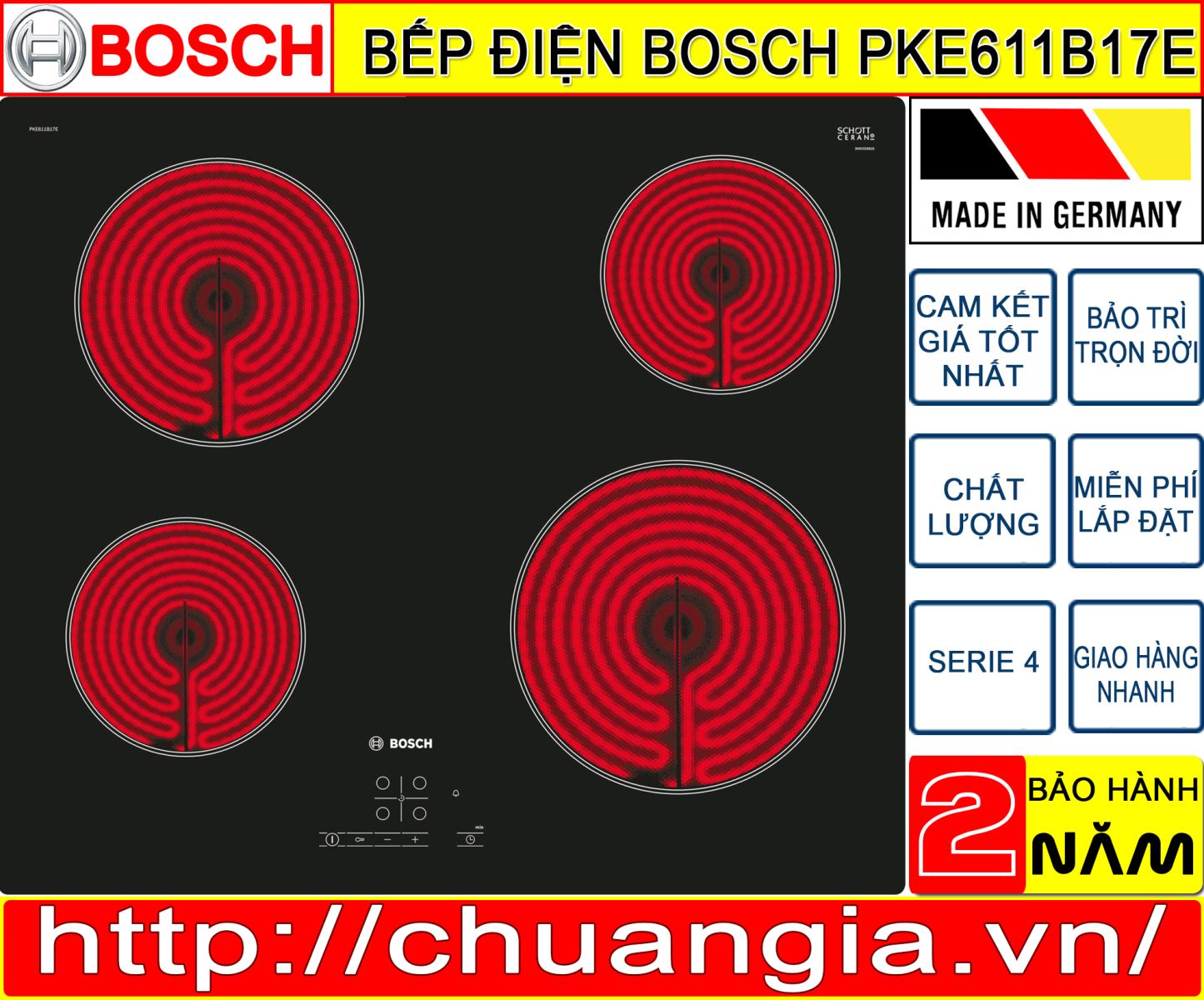 Bếp Điện Bosch PKE611B17E, Bếp Điện Bosch PKK611B17E, bếp điện, bếp từ bosch 2 vùng nấu, bếp từ bosch 3 vùng nấu, bếp từ bosch puc631bb2e, bếp từ bosch ppi82560ms, bếp từ bosch pid675dc1e, bếp từ bosch pij651fc1e, bếp từ bosch serie 8, bếp từ bosch puj631bb2e